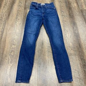 madewell curvy high rise skinny jeans